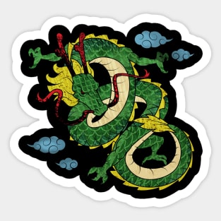 Chinese Dragon Illustration Mythology Sticker